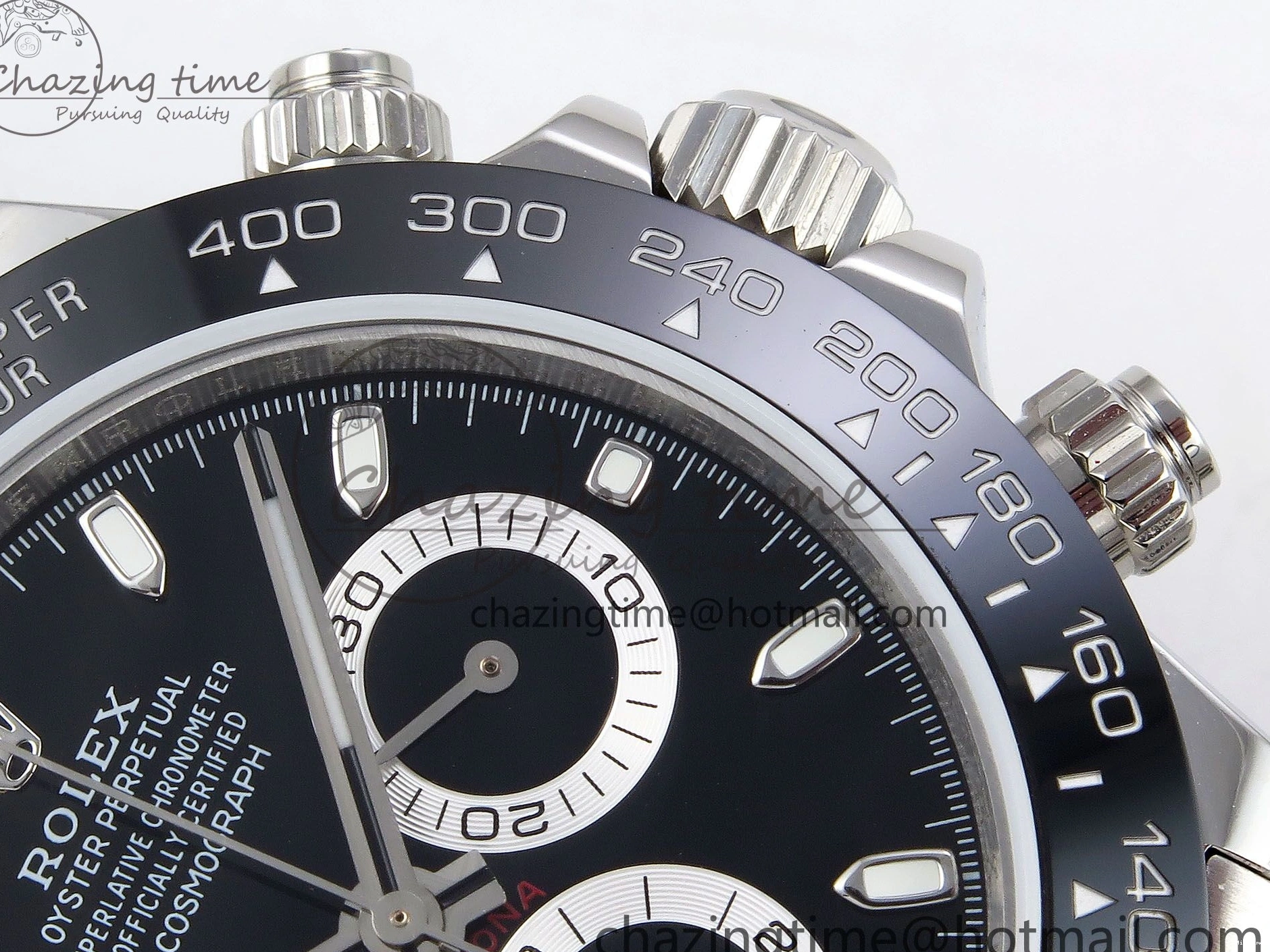 MiroTime 0322 Breathable Daytona 116500 JDF 1:1 Best Edition 904L Steel Black Dial on SS Bracelet A 1337